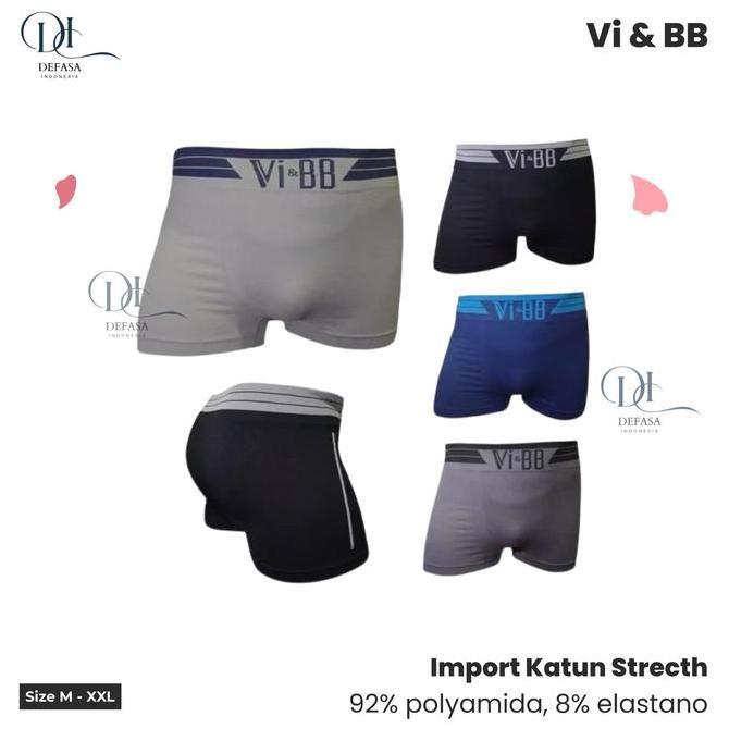TERLARIS...3 Pcs CELANA DALAM PRIA BOXER V.BB/BOXER PRIA/CELANA DALAM MODEL BOXER