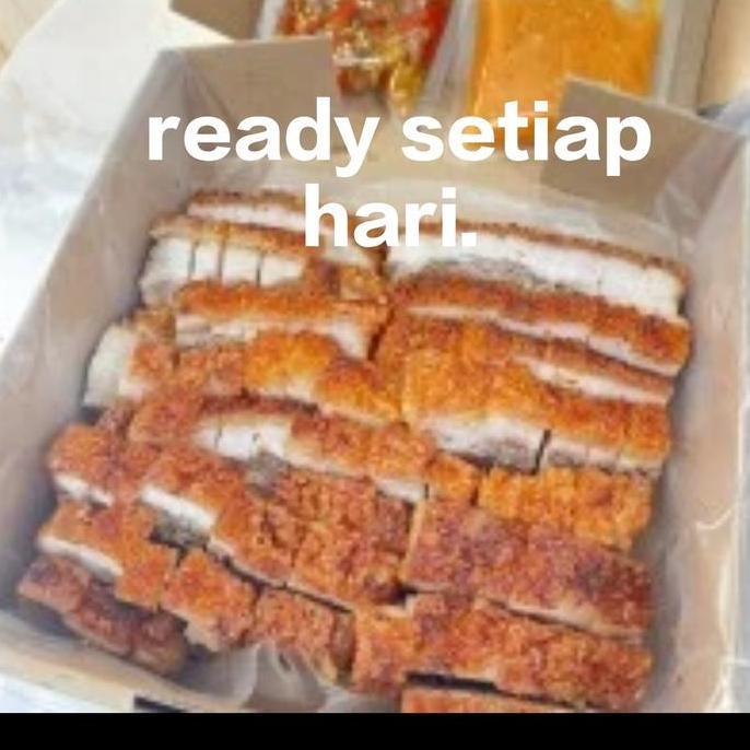 babi panggang asin garing /samcan crispy pork 1kg.