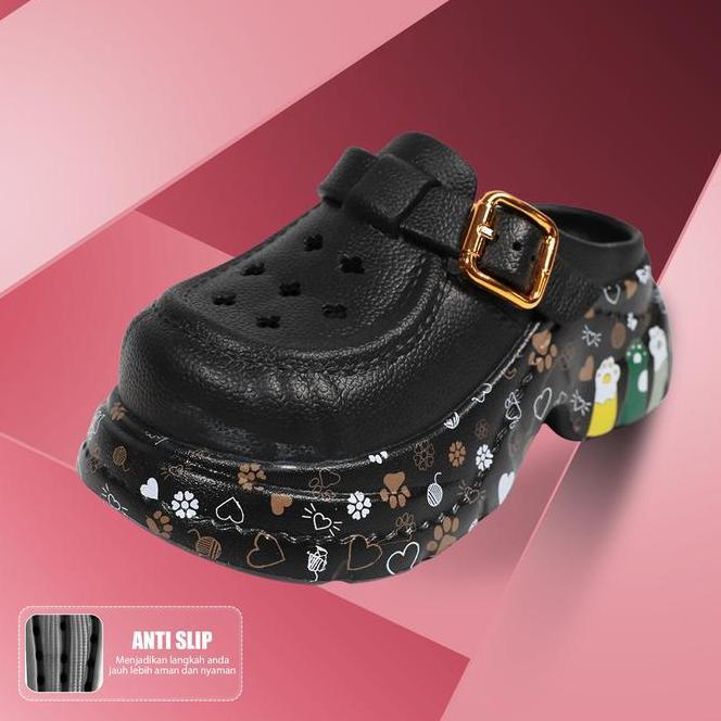 Sandal Maers Wanita Sandal Wanita Rumahan Sandal Karet Sandals Women Hak Tinggi Sandal Baim Dewasa K
