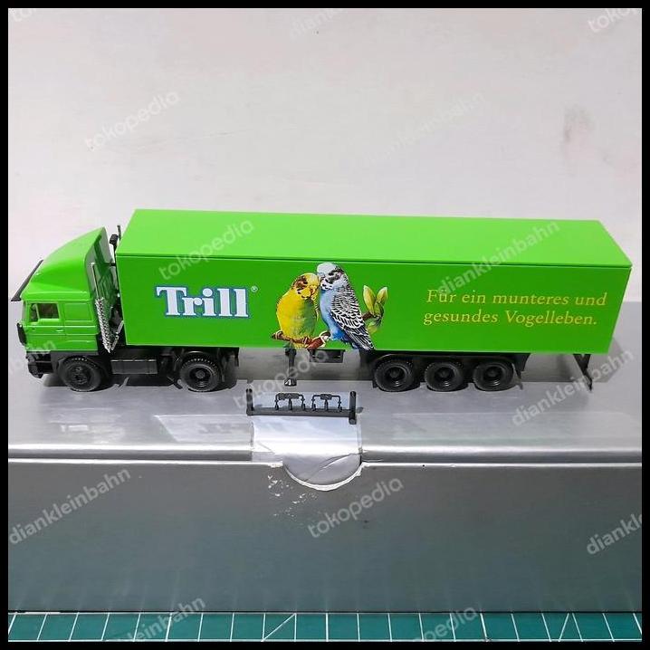 DISKON HERPA SKALA 1:87 - DAF HIJAU LIVERY TRILL DAF04 