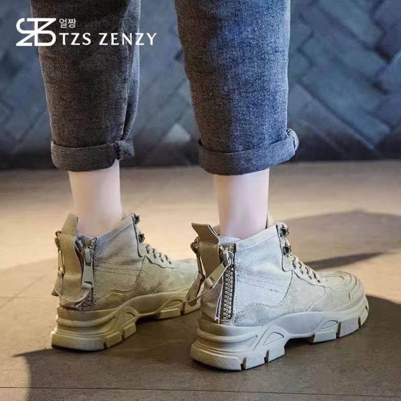 ORIGINAL TZS Zenzy Timo Boots - Sepatu Boots Fashion Wanita - Boots Fashion - Boots Wanita