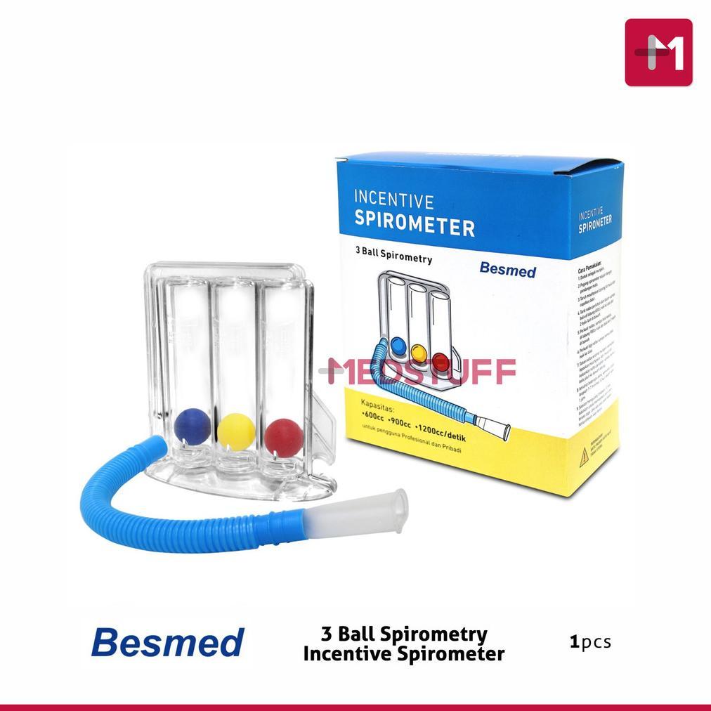 Spirometry Besmed 3 Ball Incentive Spirometer Besmed Spirometri Besmed Spirometri Incentive Besmed S