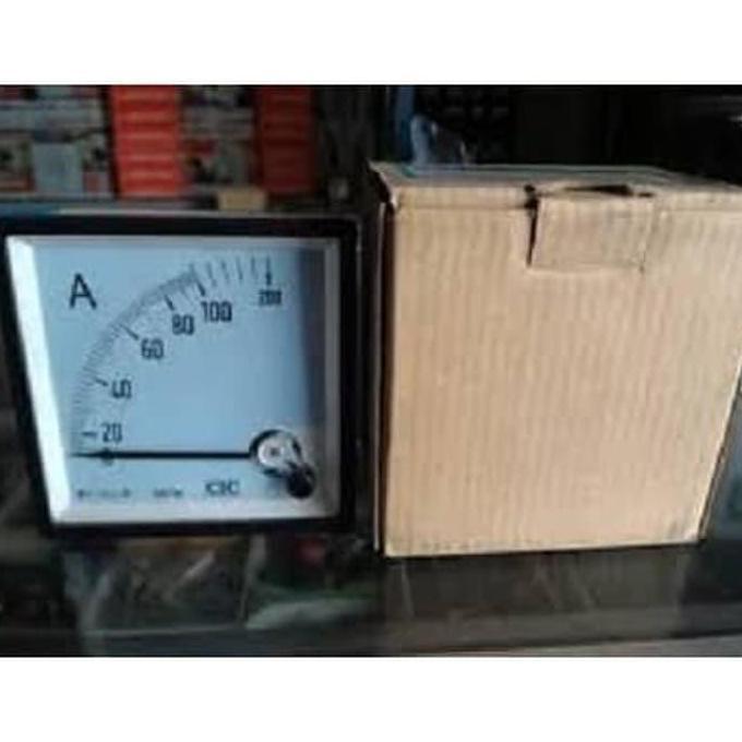 BEBAS ONGKIR - Analog Meter & CT (50-250) CIC(Ampere Via CT Voltmeter , HZ)