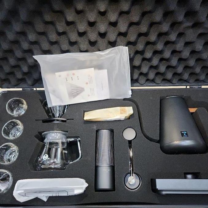 NEW Timemore C3s coffee suitcase / paket lengkap alat kopi portable with X Pro Kettle