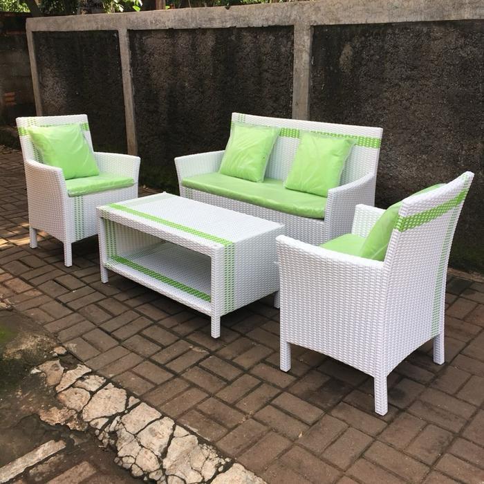 Kursi / Sofa Tamu Hawai Rotan Sintetis