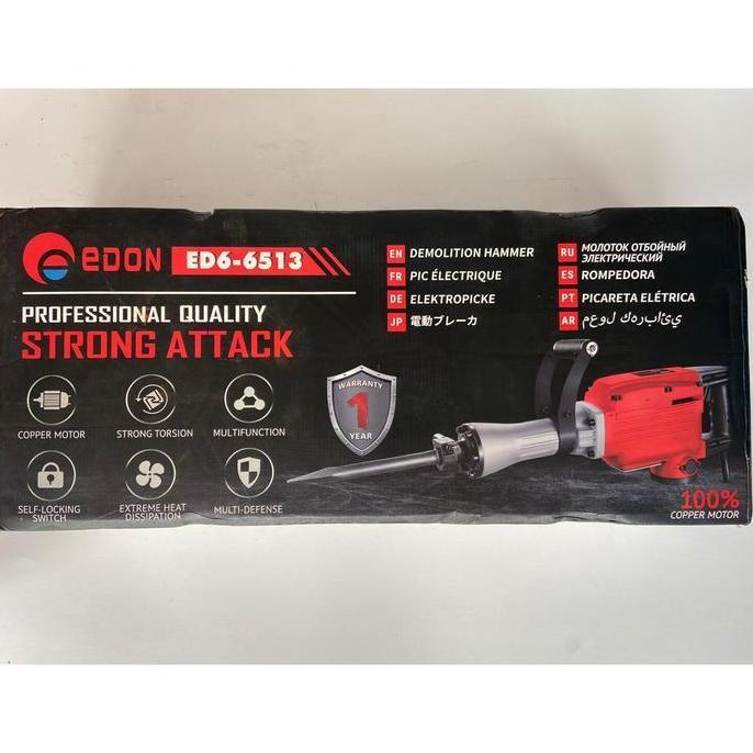 Mesin Bobok Beton Demolition Hammer Jack Hammer PH65 EDON ED6-6513