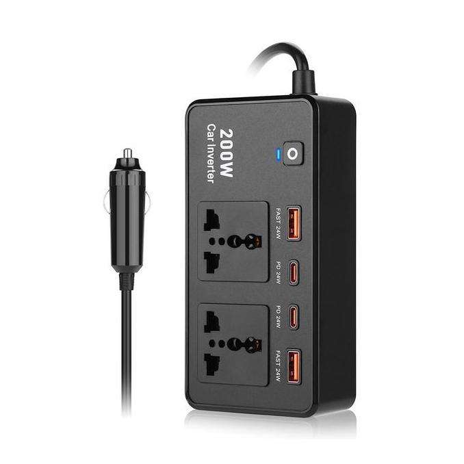 KRISBOW POWER INVERTER 200 WATT DENGAN USB