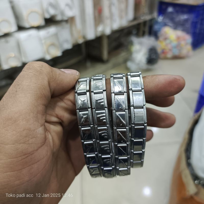 Grosir Gelang Perr Stainless Isi 12Pcs