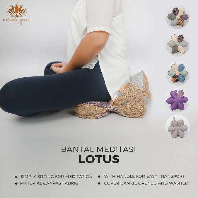 BEBAS ONGKIR - Meditation Pillow / Yoga Meditation / Bantal Yoga Meditasi Lotus