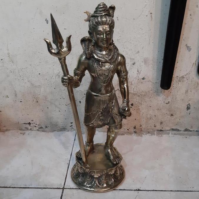 Barang Antik Dewa Siwa Bahan Kuningan