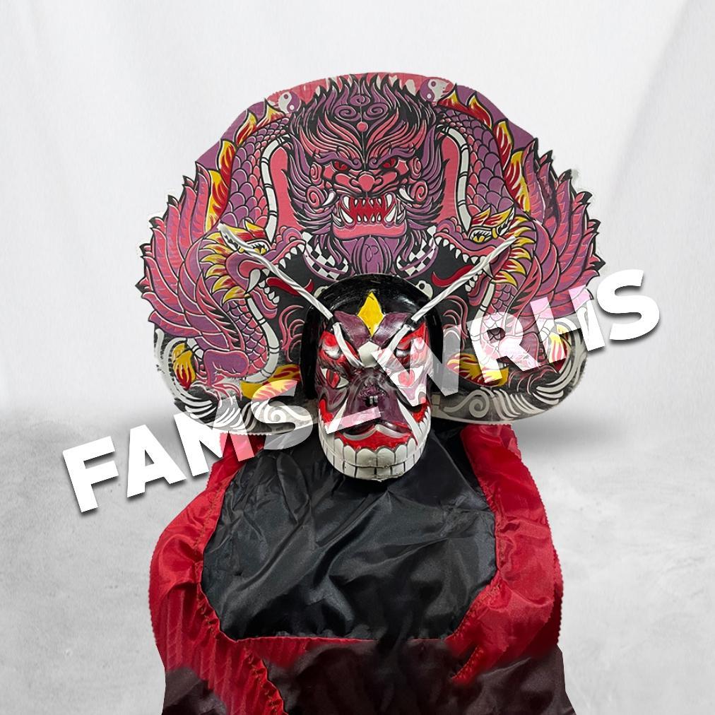 Barongan Anak Ukuran Jumbo Barongan Spons Devil Barongan Biru Hijau Merah Barongan Murah Fm -15