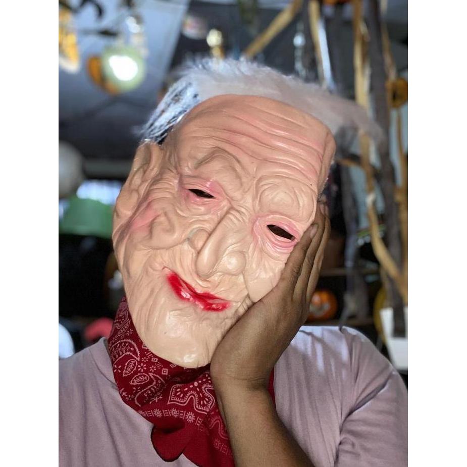 TOPENG NENEK NENEK GRANNY TUA REALISTIS