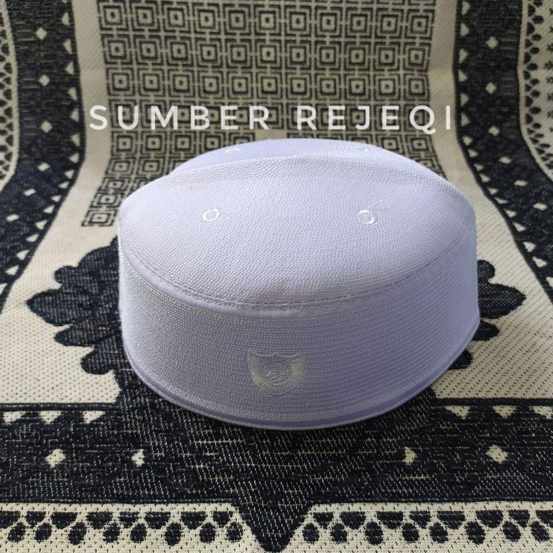 FAST DELIVERY Peci Malaysia Putih 1-10 Peci malaysia original abdul Karim peci malaysia terompah pec