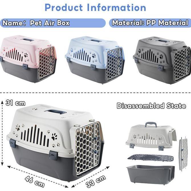 FOWERLEB Carrier Kucing Cargo Kucing Jumbo Pet Carrier Astronot Pet Cargo