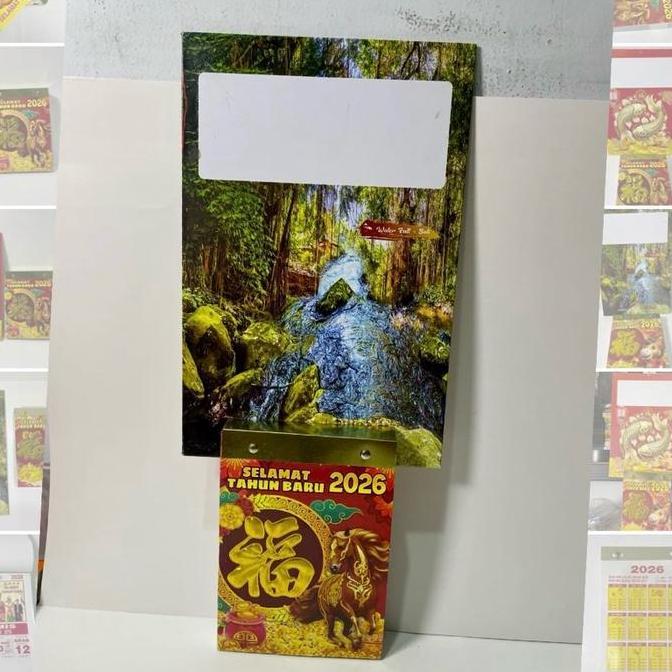 Murah kalender harian sobek plus tatakan tahun 2026 Kertas TH terlaris