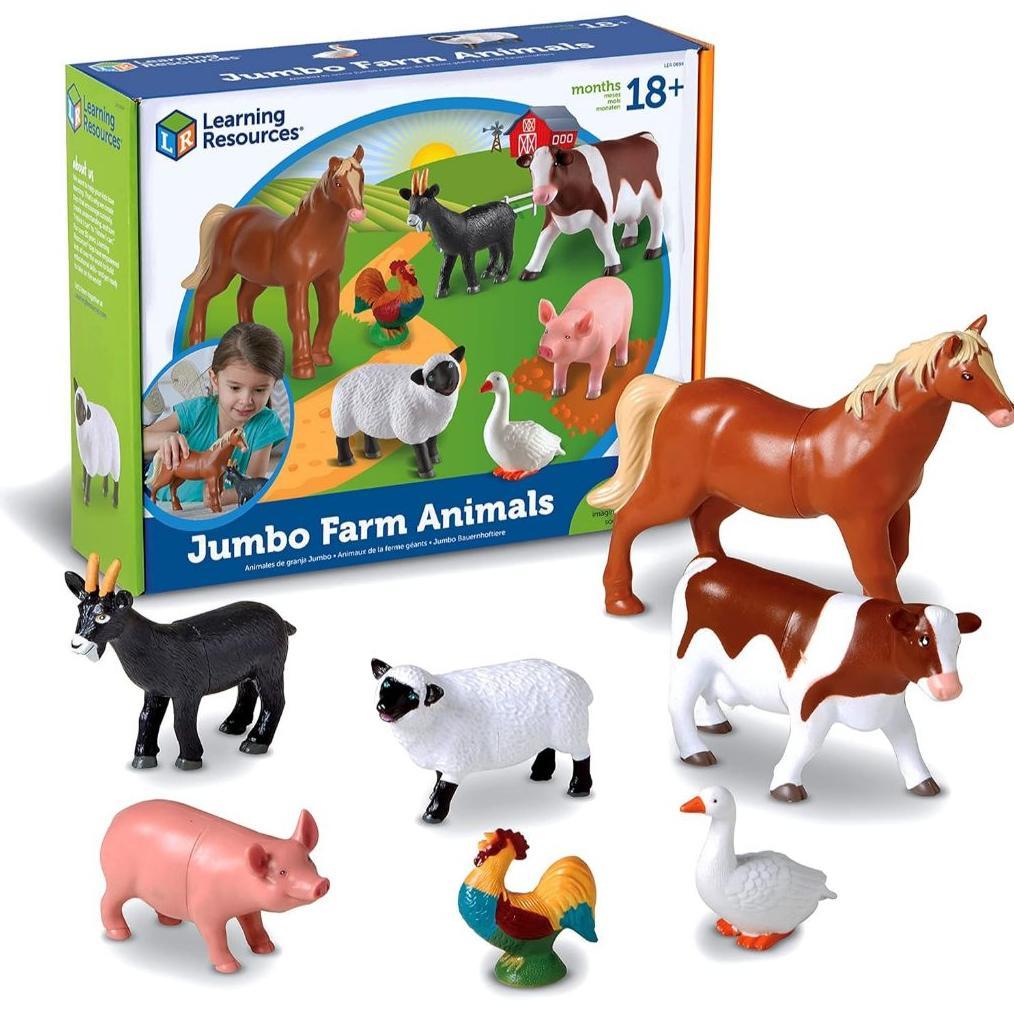 BEST SELLER Learning Resources Preloved Jumbo Farm Animals