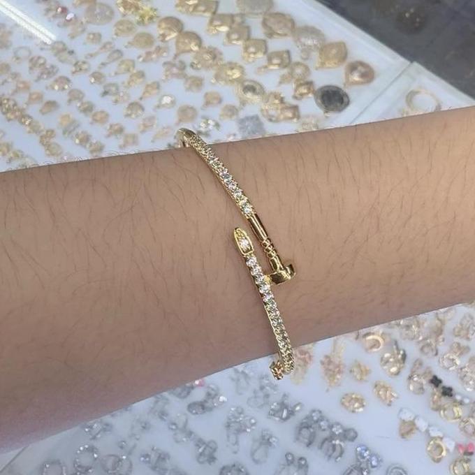Gelang bangle mata perak import PM