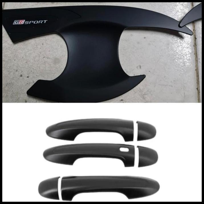 TERLARIS PAKET COVER HANDLE + OUTER PINTU + TANK HITAM DOFF INNOVA VENTURER 