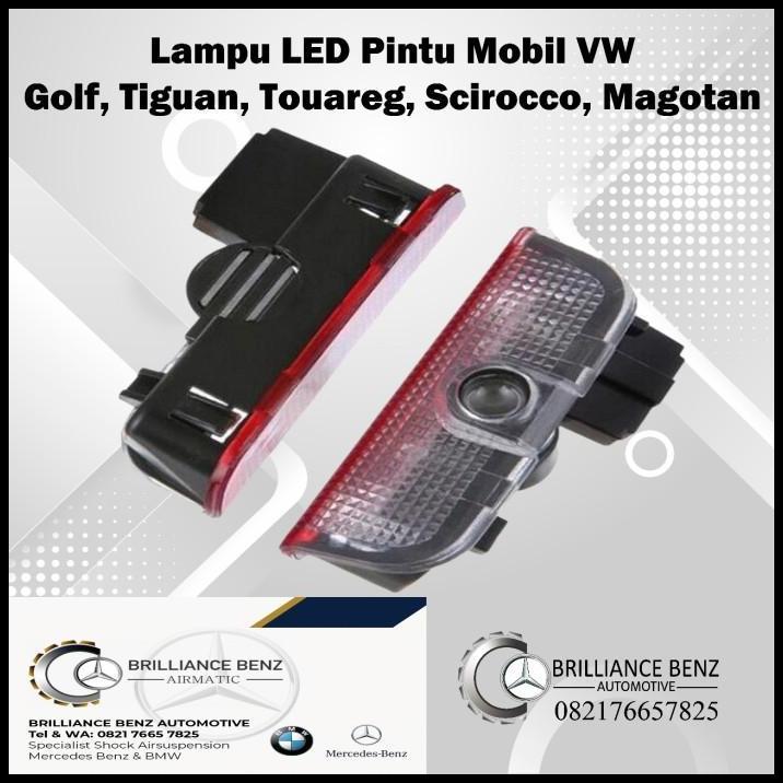 TERBARU LAMPU PINTU MOBIL LED LOGO VW VOLKSWAGEN GOLF TIGUAN TOUAREG SCIROCCO 