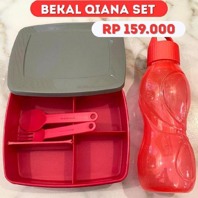 moorlife bekal qiana set ( qiana 1L + bottle 750ml )