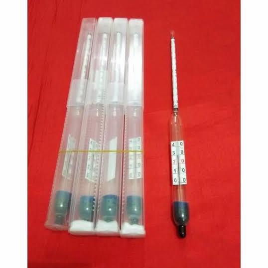 HYDROMETER WITH THERMOMETER SOLAR/HYDROMETER 0.800 - 0.900 SOLAR ORIGINAL DAN TERPERCAYA