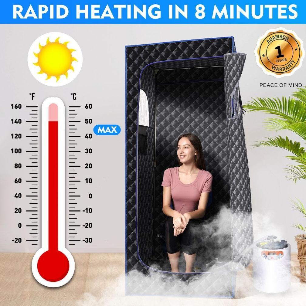 HOT DEALS Kotak Sauna Full Body Portable / Alat Sauna Di Rumah / Alat Pelangsing Tubuh