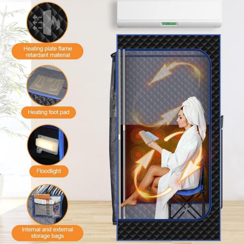 CUCI GUDANG Kotak Sauna Full Body Portable / Alat Sauna Di Rumah / Alat Pelangsing Tubuh