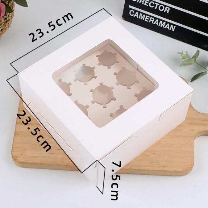 isi 10-Dus cupcake isi 9, box cupcake isi 9, dus muffin, box muffin