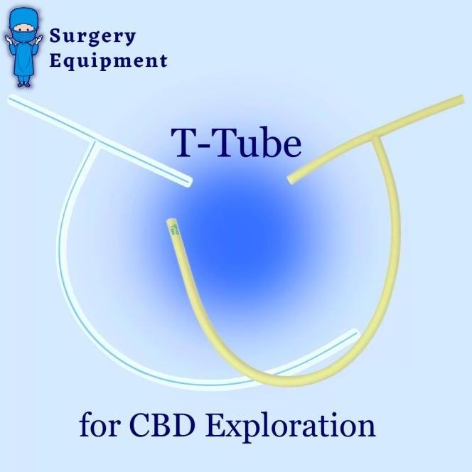 T-Tube Drainage Tube Disposable Latex & Silicone