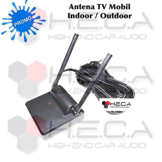 HARGA TERBAIK - Antena Booster TV Mobil Universal Indoor Dalam & Outdoor Luar