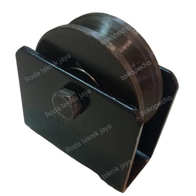 HOT DEAL - Roda pintu gerbang /roda pagar/roda pagar besi 3 inchi ( rel siku )