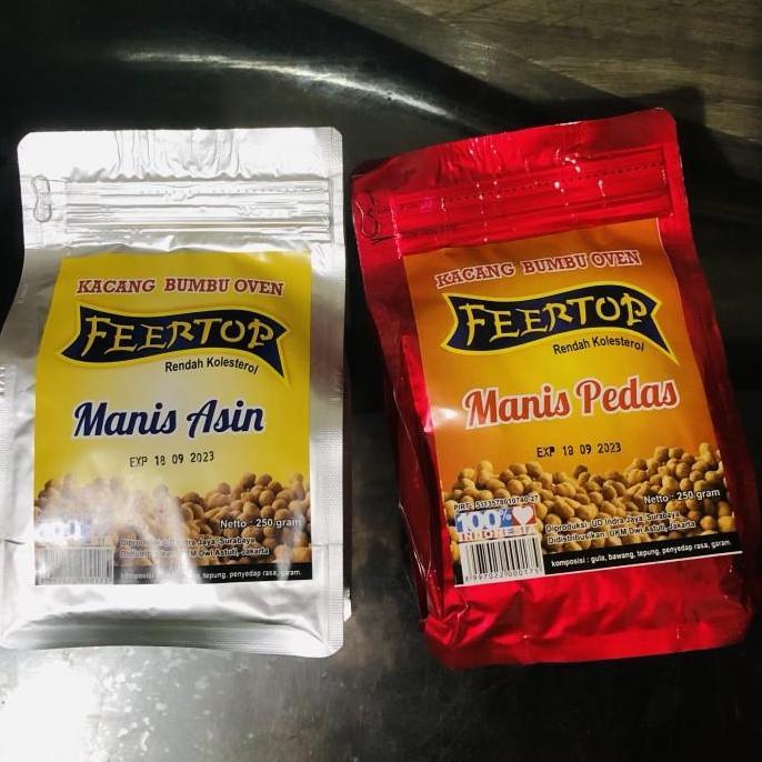 Kacang Bumbu Oven ' Feertop ' (Camilan Kacang Enak)