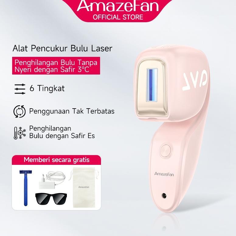 NEW AmazeFan 2in1 IPL perontok bulu permanen Laser hair removalpijat wajah Tanpa sakit Kompres dingi