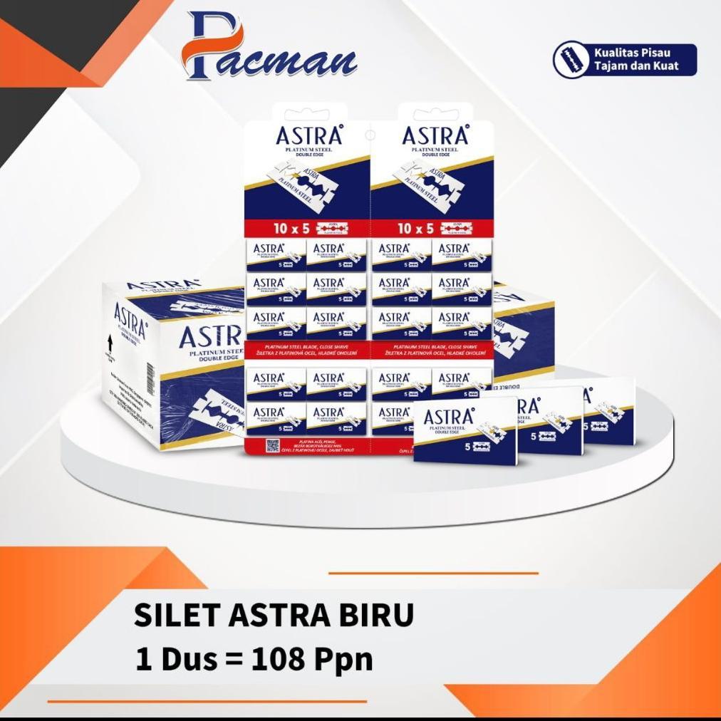 NEW Silet Astra Platinum Steel Original dan Astra Superior Stainless Double Edge Razor [terbaik][ter