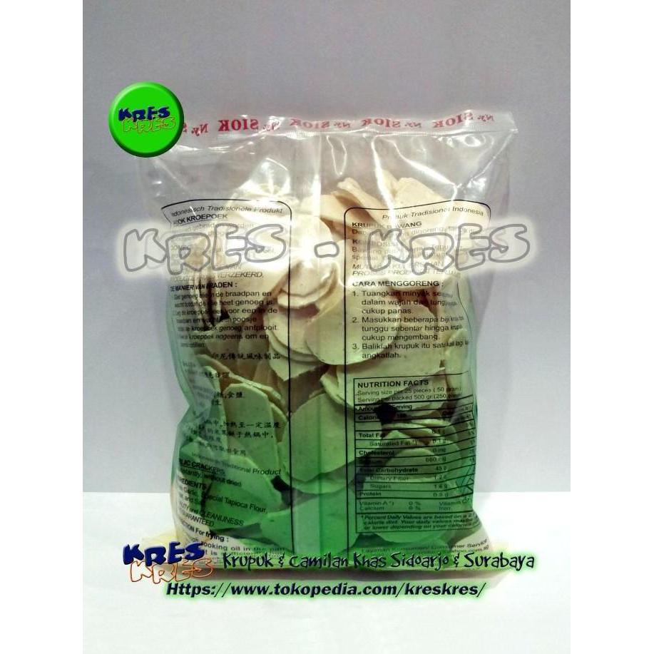 Krupuk / Kerupuk Bawang Putih Ny. Siok - 500gr