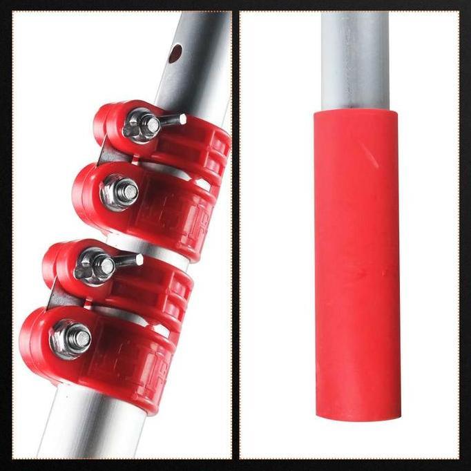 BEST SELLER - Tongkat Galah Teleskopik Bahan Aluminium Panjang Hingga 4 Meter