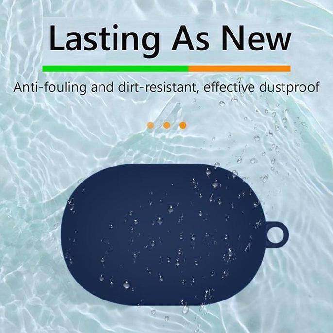 Soft Case Silikon Kompatibel Untuk TWS Soundpeats H2 + Carabiner