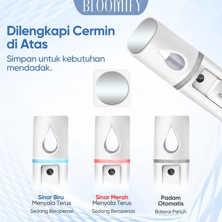 PROMO TERBARU BLOOMIFY Semprot Wajah Nano/Face Mist Nano/Spray Wajah Melembapkan/Face Spray Hydratin