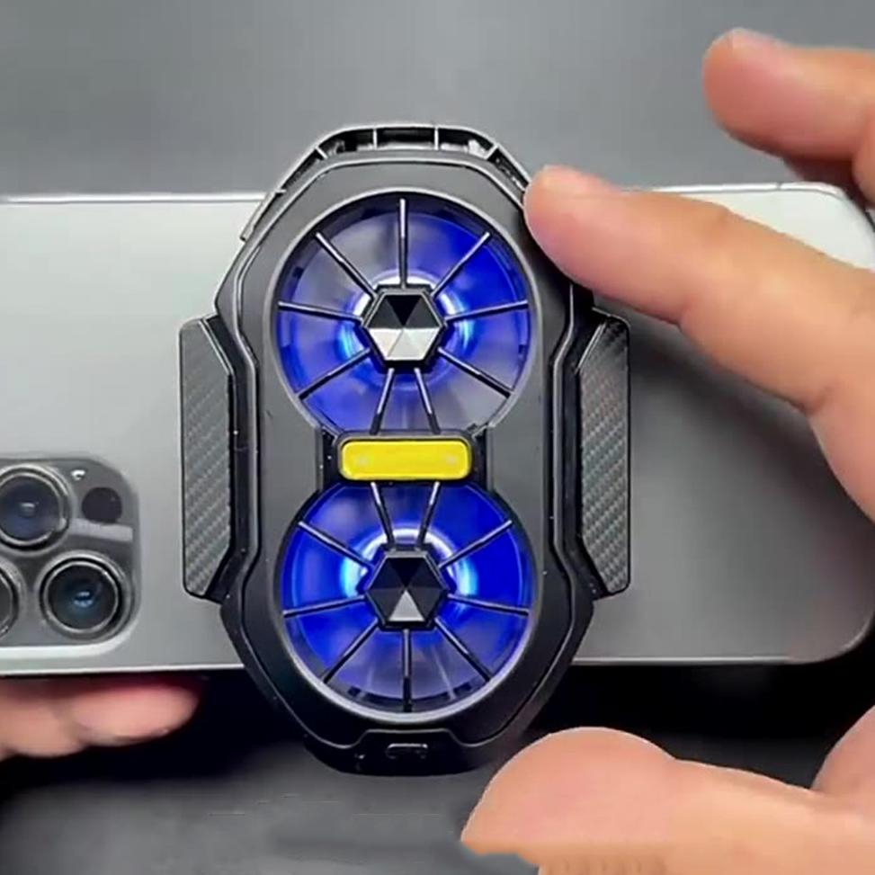 FREE ONGKIR COOLER FS01 KIPAS PENDINGIN HP GAMING KLIP ELASTIS DAN BATERAI GANDA