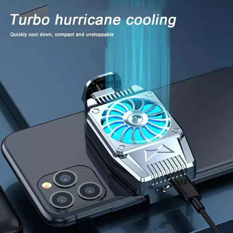 DISKON FEGEN H15 | X13 PENDINGIN HP GAMING HURRICANE FANCOOLER GAMING KIPAS GAME ANDROID IPHONE COLI