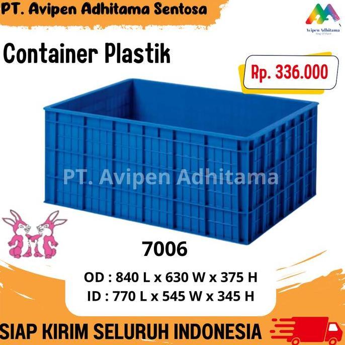 NEW - Keranjang Industri Rabbit Kontainer Plastik Container Box Serbaguna Type 7006