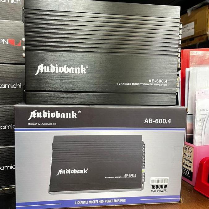 CLEARANCE SALE - Power Amplifier 4 Channel Audiobank AB-600.4 / Power Mobil Amplifier
