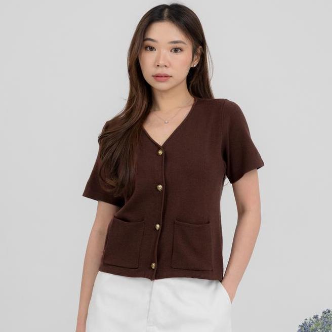 Foxquinn - Milan Foxquinn Milan Knit Top Blouse Wanita