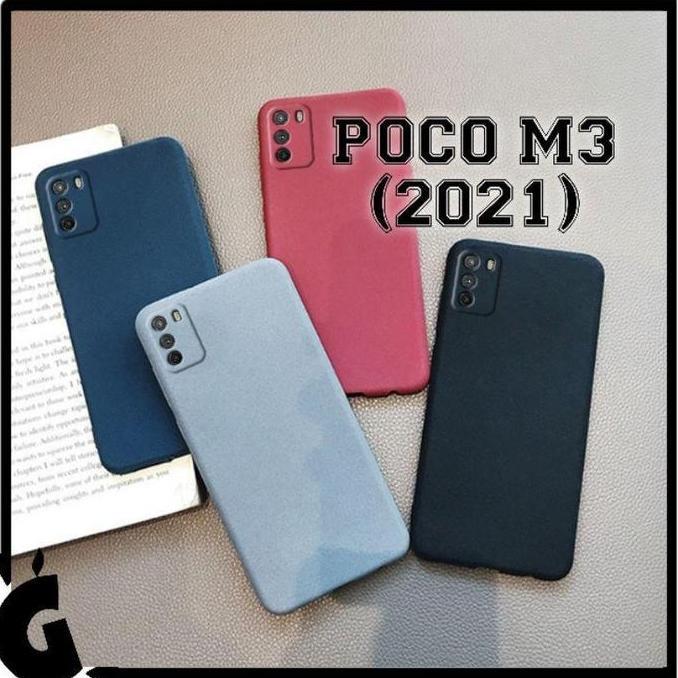 Soft Case Kompatibel Untuk Poco M3 Poco M3 Pro / Redmi Note 10 5G Slim Matte Silicon Sandstone