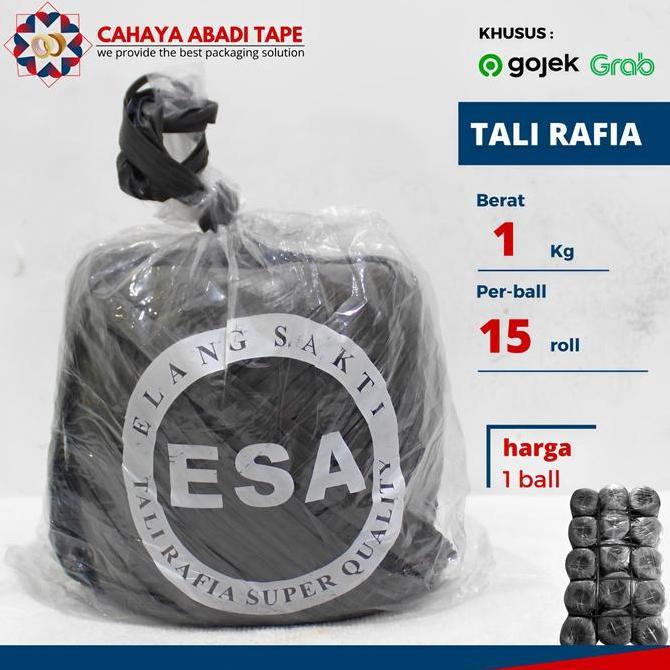 PROMO DISKON - TALI RAFIA ESA 1KG PER BALL