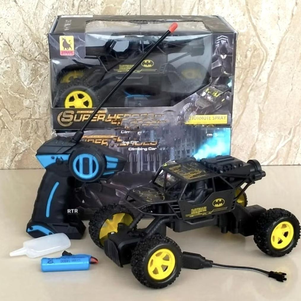 DISKON DAMOZA TOYS-MAINAN MOBIL RC JEEP BATMAN SUPERHEROES/MOBIL REMOTE CLIMBING