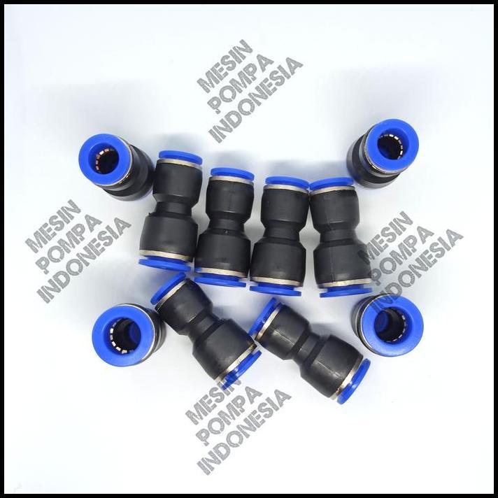 TERBARU FITTING REDUCER LURUS SELANG 12MM KE 10MM 