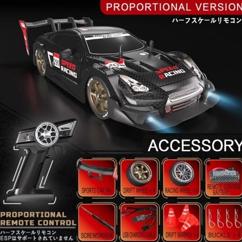 DISKON PROPORTIONAL REMOTE CONTROL DRIFTING 1:16 MOBIL BALAP GTR AMG BMW PROPO RC BALAP RC DRIFTING 