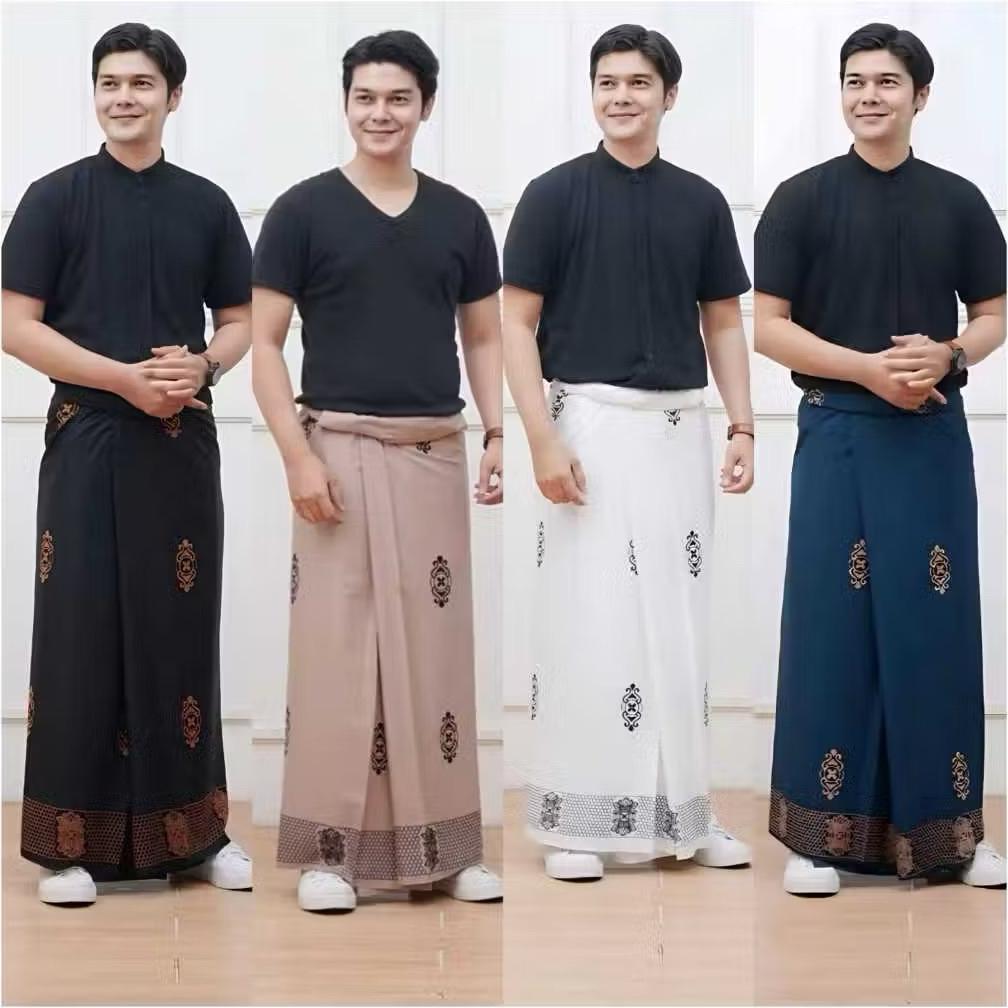 100Ribu Dapat 4Pcs Sarung Batik Motif Sarwon Sarung Santri Gus Iqdam Premium
