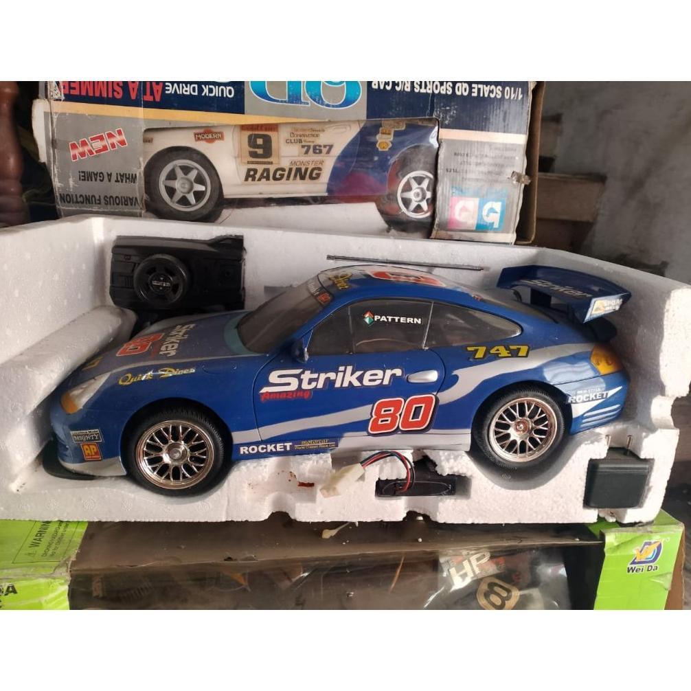 DISKON RC MOBIL REMOTE CONTROL PORSCHE 911 SKALA 1:10 HARD BODY